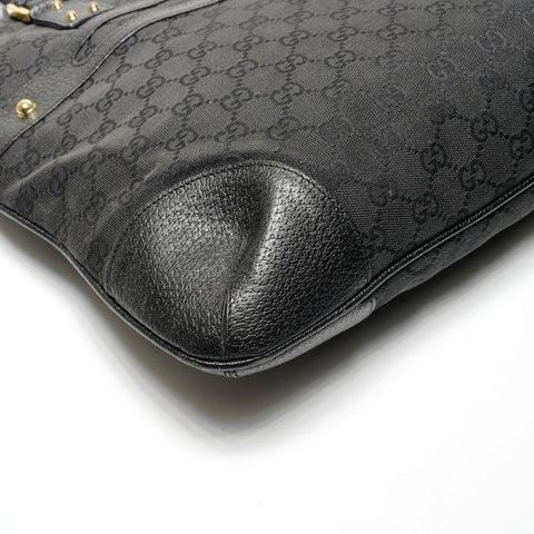 GUCCI GG canvas 2way Tote Bag black WS27172