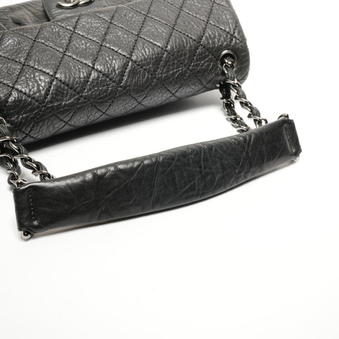 CHANEL 12th Matelasse Chain SilverMetal Shoulder Bag black WS27173