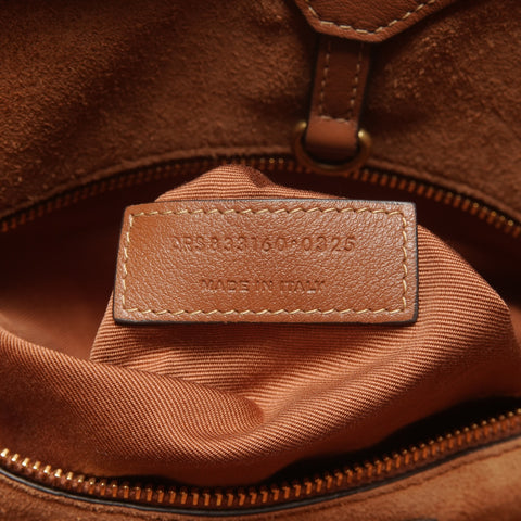 YVES SAINT LAURENT YSL Y Hobo Tote Bag Brown WS27177