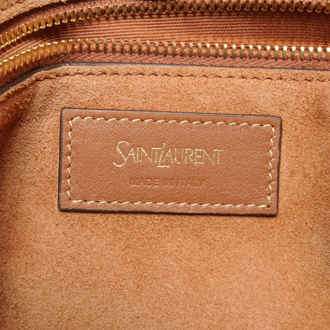 YVES SAINT LAURENT YSL Y Hobo Tote Bag Brown WS27177