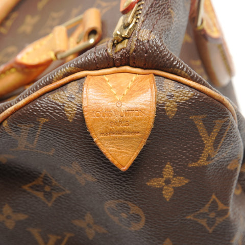 LOUIS VUITTON 1997 Monogram Speedy 30 Handbag Brown WS27178