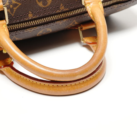 LOUIS VUITTON 1997 Monogram Speedy 30 Handbag Brown WS27178
