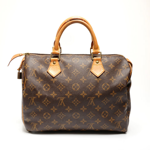 LOUIS VUITTON 1997 Monogram Speedy 30 Handbag Brown WS27178