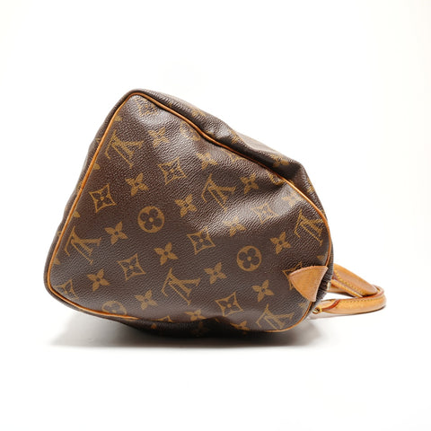 LOUIS VUITTON 1997 Monogram Speedy 30 Handbag Brown WS27178