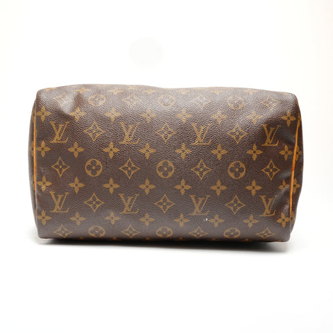 LOUIS VUITTON 1997 Monogram Speedy 30 Handbag Brown WS27178
