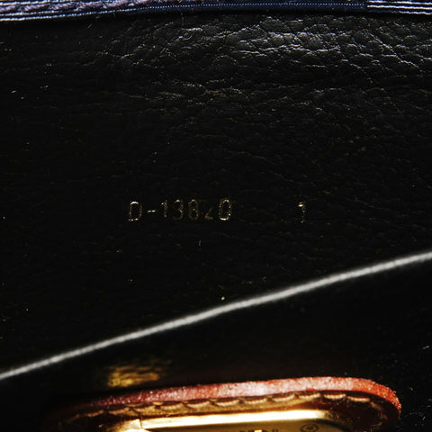 FENDI Pecan PVC 2-way Handbag Navy WS27181