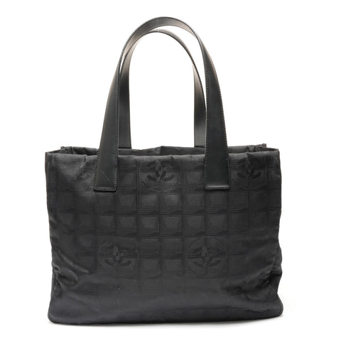 CHANEL No. 10 2005-2006 New Travel Line Tote Bag black WS27188