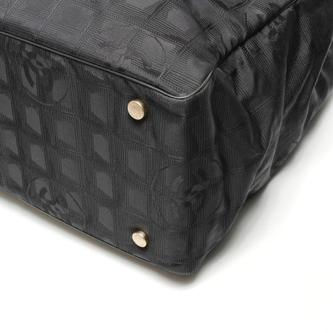 CHANEL No. 10 2005-2006 New Travel Line Tote Bag black WS27188