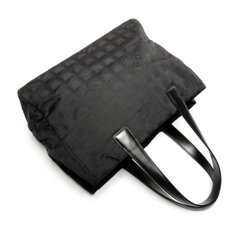 CHANEL No. 10 2005-2006 New Travel Line Tote Bag black WS27188