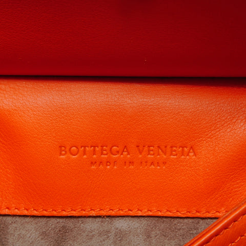 BOTTEGAVENETA INTRECCIATO Shoulder Bag Orange WS27189