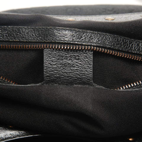 GUCCI Gucci Black Bamboo Handle Handbag black WS27192