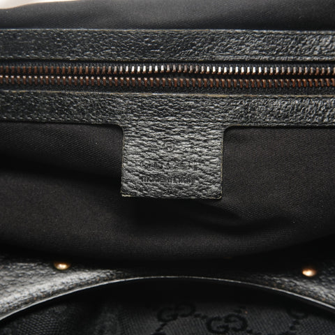 GUCCI Gucci Black Bamboo Handle Handbag black WS27192