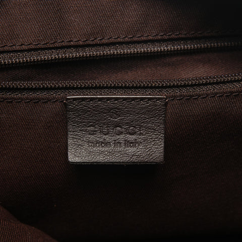 GUCCI GG Canvas Abbey Hobo Shoulder Bag Brown WS27193
