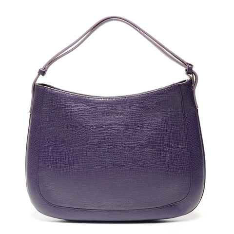 LOEWE logo leather Shoulder Bag purple WS27194