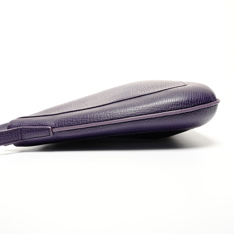 LOEWE logo leather Shoulder Bag purple WS27194