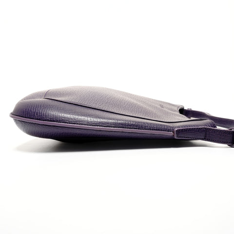 LOEWE logo leather Shoulder Bag purple WS27194