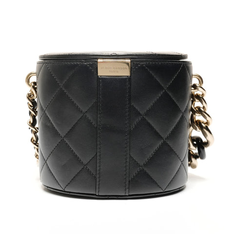 CHANEL No. 29 2019 Mini Vanity Matelasse ChainShoulder Shoulder Bag black WS27195