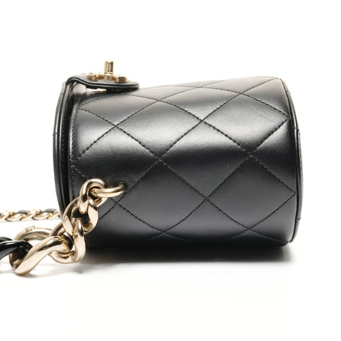 CHANEL No. 29 2019 Mini Vanity Matelasse ChainShoulder Shoulder Bag black WS27195