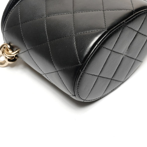 CHANEL No. 29 2019 Mini Vanity Matelasse ChainShoulder Shoulder Bag black WS27195