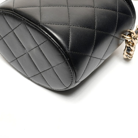 CHANEL No. 29 2019 Mini Vanity Matelasse ChainShoulder Shoulder Bag black WS27195