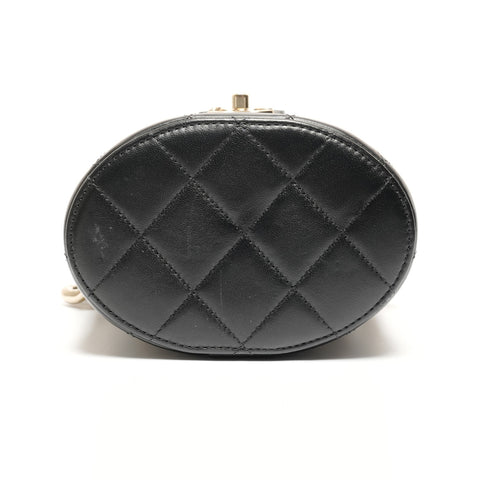 CHANEL No. 29 2019 Mini Vanity Matelasse ChainShoulder Shoulder Bag black WS27195