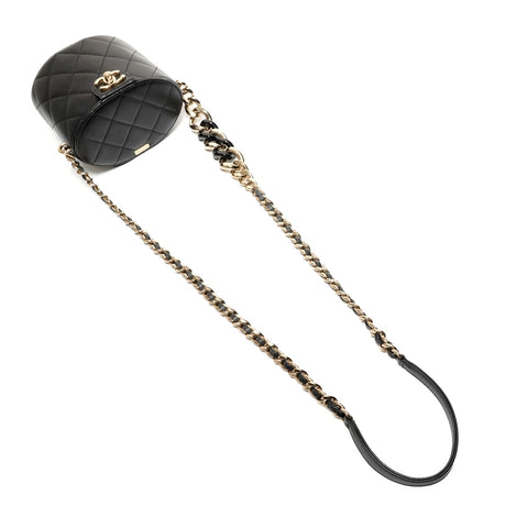 CHANEL No. 29 2019 Mini Vanity Matelasse ChainShoulder Shoulder Bag black WS27195