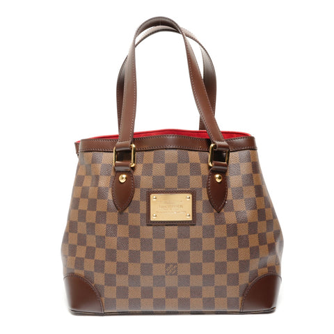 LOUIS VUITTON 2008 Damier Hampstead PM Tote Bag Brown WS27197
