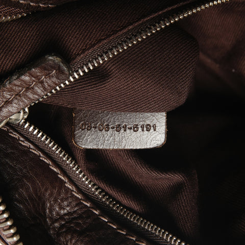 Chloe Paddington Leather Shoulder Bag Brown WS27199