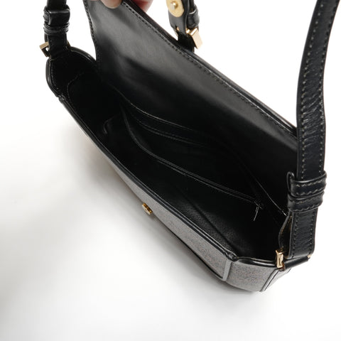 CELINE Macadam Shoulder Bag black WS27201