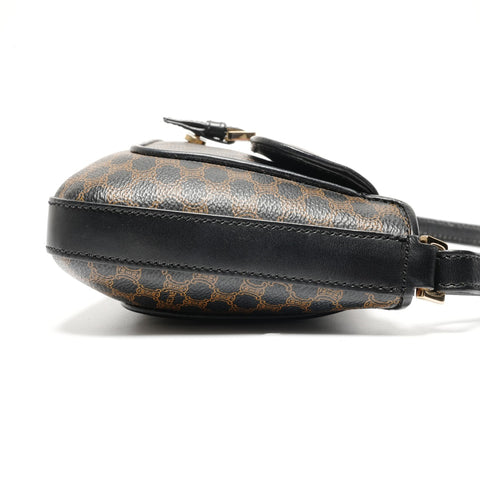 CELINE Macadam Shoulder Bag black WS27201