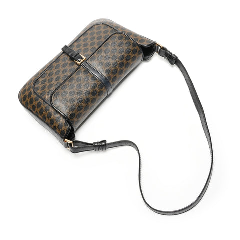 CELINE Macadam Shoulder Bag black WS27201