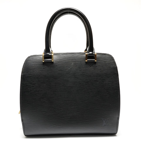 LOUIS VUITTON 2005 Epi Pont Neuf Handbag black WS27209
