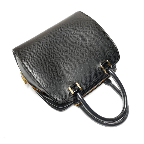 LOUIS VUITTON 2005 Epi Pont Neuf Handbag black WS27209