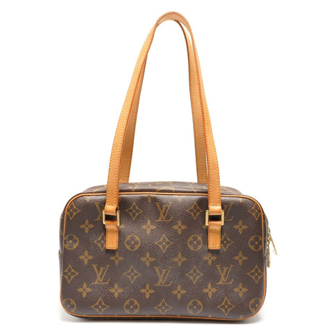 LOUIS VUITTON 2002 Monogram Cite MM Shoulder Bag Brown WS27211