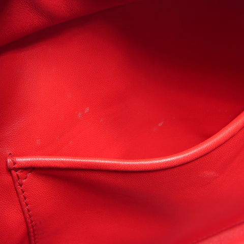 LOEWE Amazona 28 Leather Anagram Handbag Red WS27212