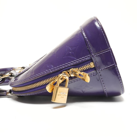 LOUIS VUITTON 2016 Alma BB Handbag purple WS27213