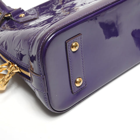 LOUIS VUITTON 2016 Alma BB Handbag purple WS27213