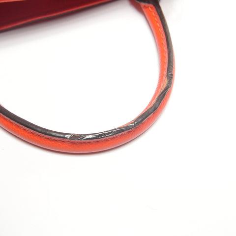 LOUIS VUITTON 2015 Monogram Empreinte Montaigne BB Handbag Orange WS27214