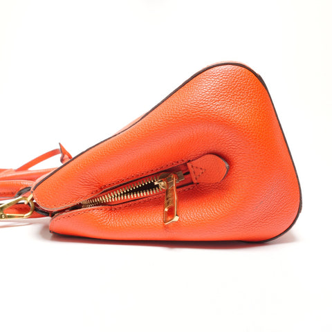 LOUIS VUITTON 2015 Monogram Empreinte Montaigne BB Handbag Orange WS27214