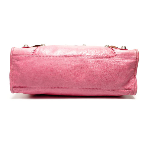 BALENCIAGA Giant City Leather 2way Handbag pink WS27218