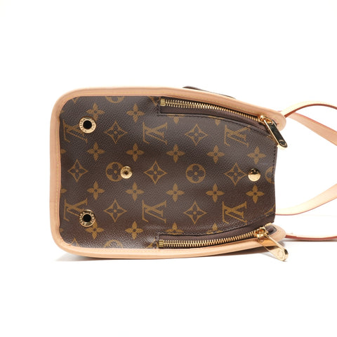LOUIS VUITTON 2007 Monogram Sac Baxter PM Shoulder Bag Brown WS27219