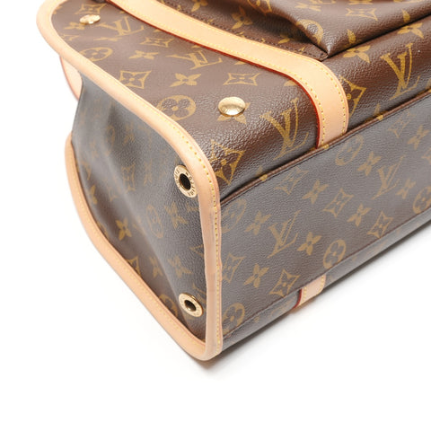 LOUIS VUITTON 2007 Monogram Sac Baxter PM Shoulder Bag Brown WS27219