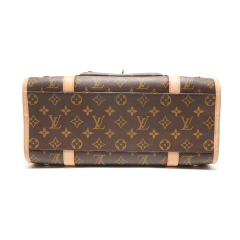 LOUIS VUITTON 2007 Monogram Sac Baxter PM Shoulder Bag Brown WS27219