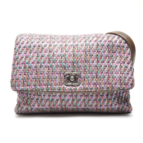 CHANEL No. 21 2015-2016 Gunmetal Shoulder Bag multicolor WS27220