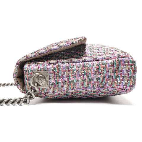 CHANEL No. 21 2015-2016 Gunmetal Shoulder Bag multicolor WS27220