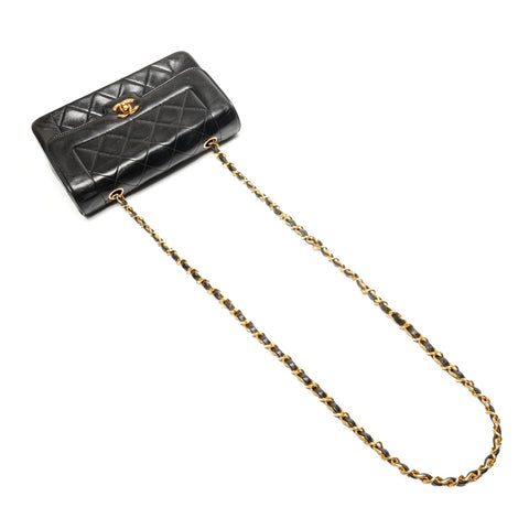 CHANEL No. 2 Diana Chain Shoulder Shoulder Bag black WS27225