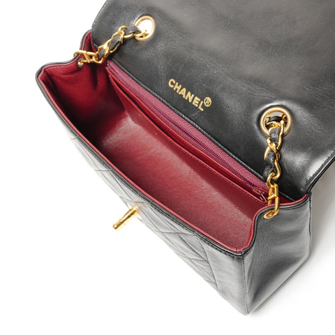 CHANEL No. 2 Diana Chain Shoulder Shoulder Bag black WS27225