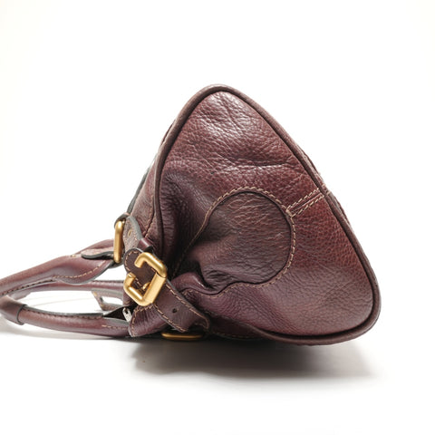 Chloe Paddington Leather Handbag Brown WS27231
