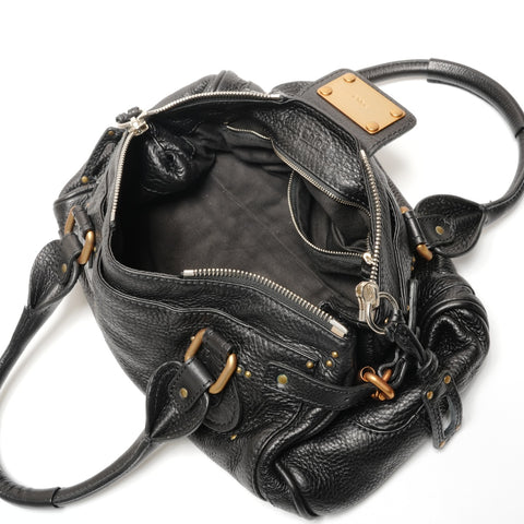 Chloe Paddington Leather Handbag black WS27232