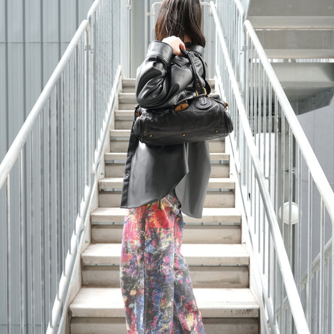 Chloe Paddington Leather Handbag black WS27232